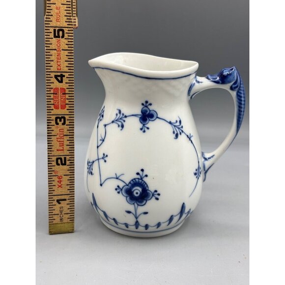 Vtg Bing Grondahl Blue Creamer Pitcher Porcelain Denmark No 189 - Picture 7 of 7